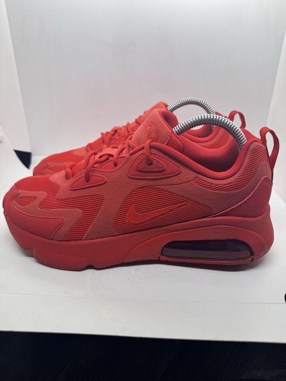 Nike Air Max 200 Womens 9 University Red CU4868 600 Shoes Sneakers